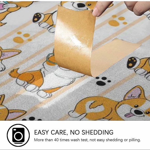 Corgi Animal Print Fleece Throw Blanket 50" x 60" - Picture 4 of 10